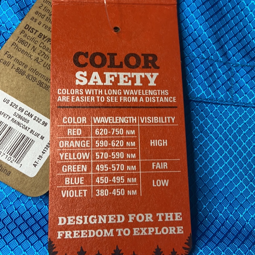 Arcadia Trail dog raincoat blue and grey high visibility - Picture 8 of 15